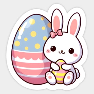 Cute Easter Bunny Sticker